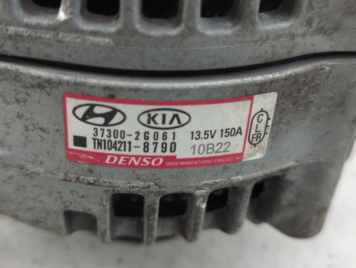 2015-2019 Hyundai Sonata Alternator Replacement Generator Charging Assembly Engine OEM P/N:37300-2G061 Fits OEM Used Auto Pa