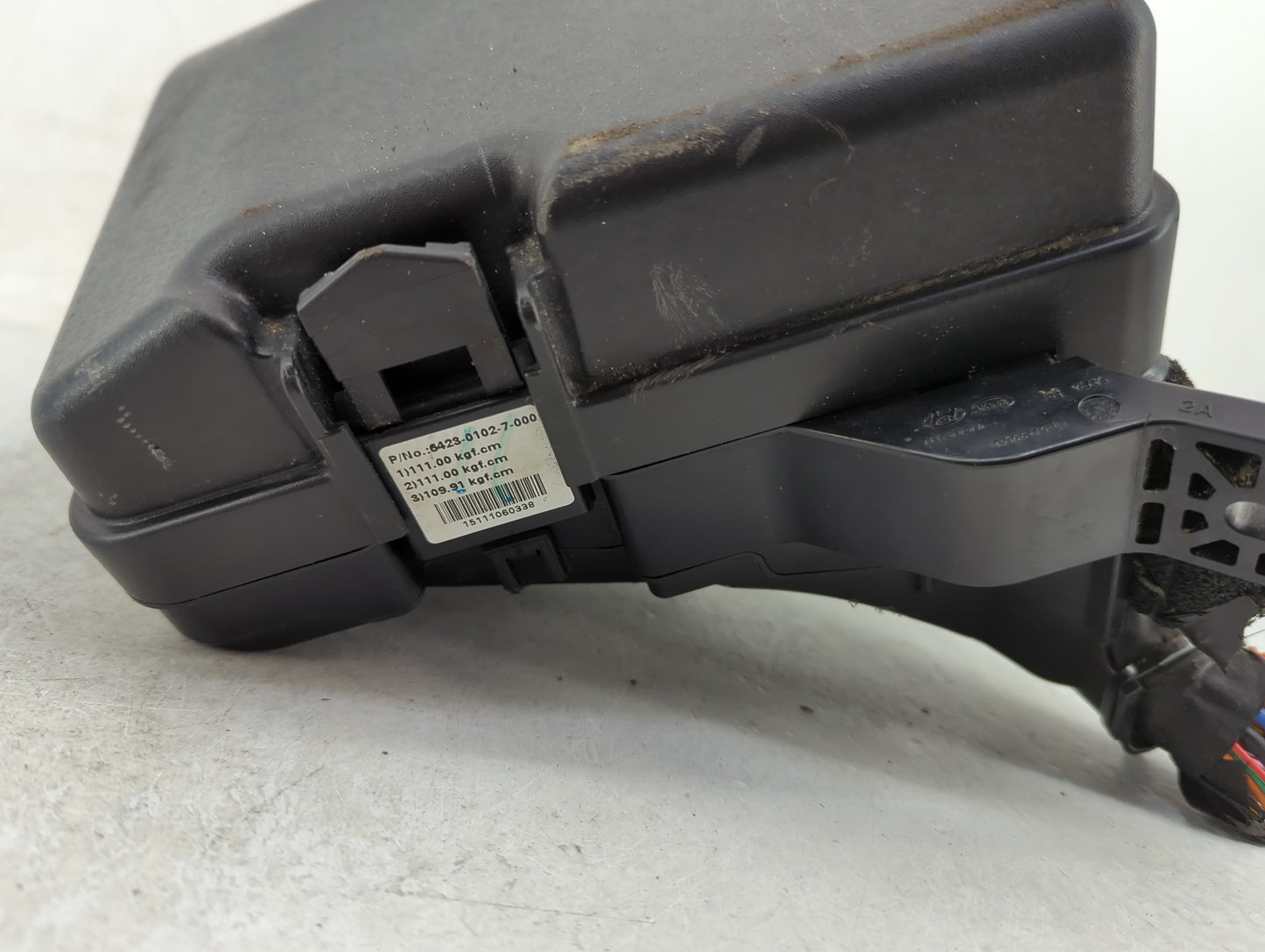 2016-2017 Hyundai Sonata Fusebox Fuse Box Panel Relay Module P/N:6423-0102-7-000 Fits Fits 2016 2017 OEM Used Auto Parts - O