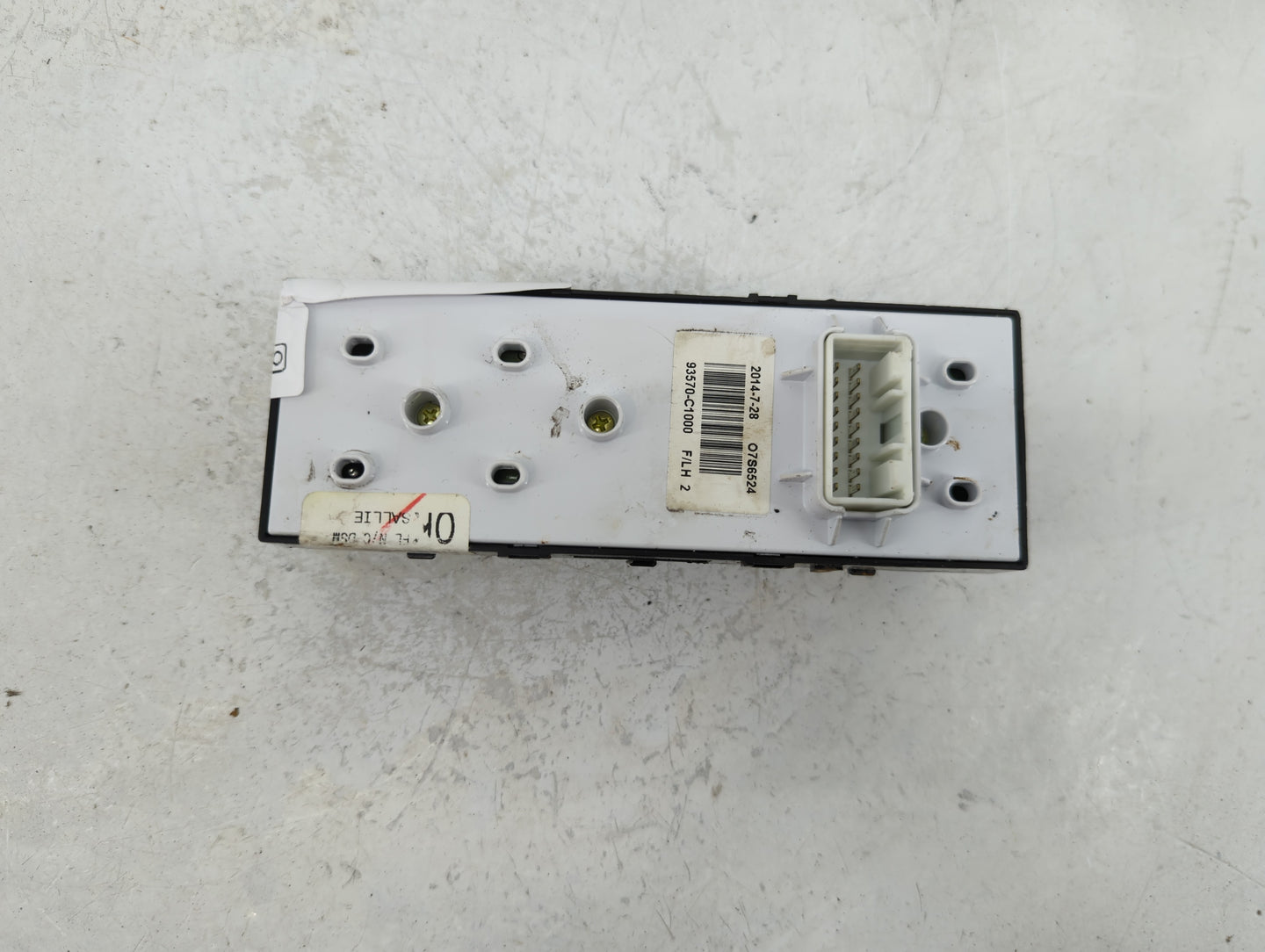 2015-2019 Hyundai Sonata Master Power Window Switch Replacement Driver Side Left P/N:93570-C1000 Fits OEM Used Auto Parts - 