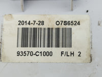 2015-2019 Hyundai Sonata Master Power Window Switch Replacement Driver Side Left P/N:93570-C1000 Fits OEM Used Auto Parts - 