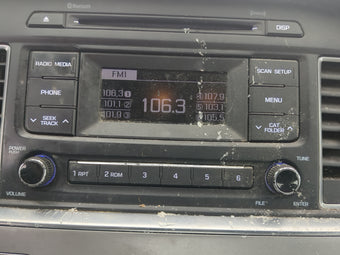 compare product 2016-2017 Hyundai Sonata Radio AM FM Cd Player Receiver Replacement Fits Fits 2016 2017 OEM Used Auto Parts