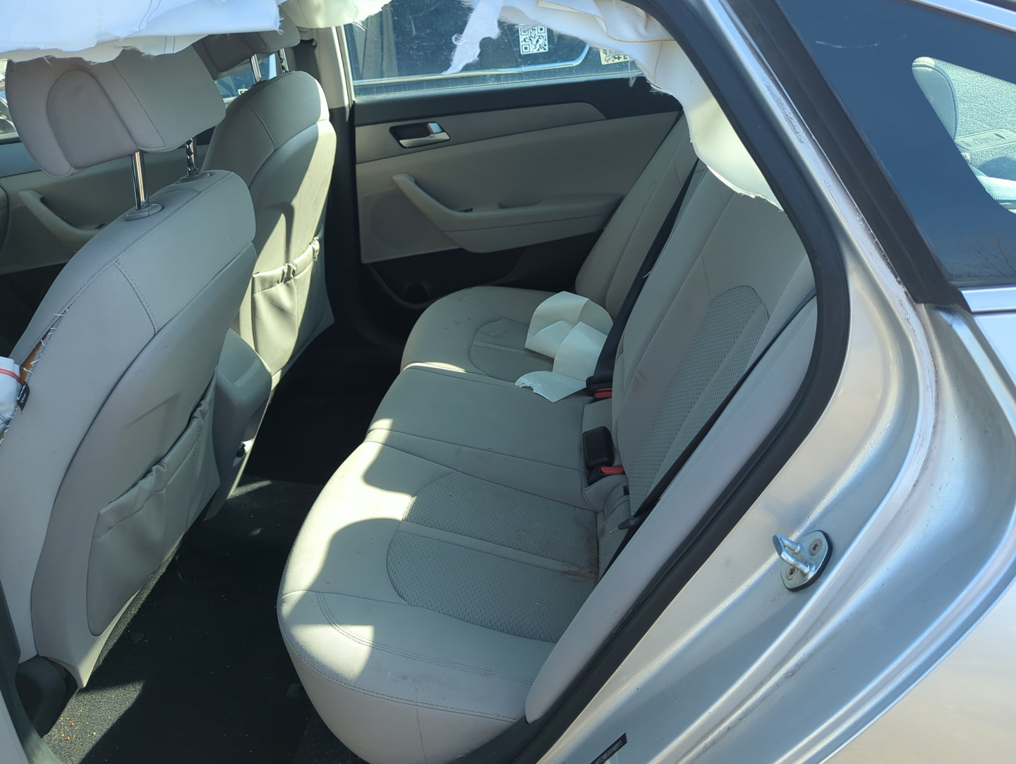2016 Hyundai Sonata Rear Seat Oem - Oemusedautoparts1.com