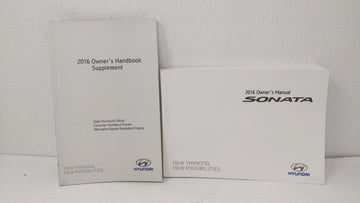 2016 Hyundai Sonata Owners Manual Book Guide OEM Used Auto Parts