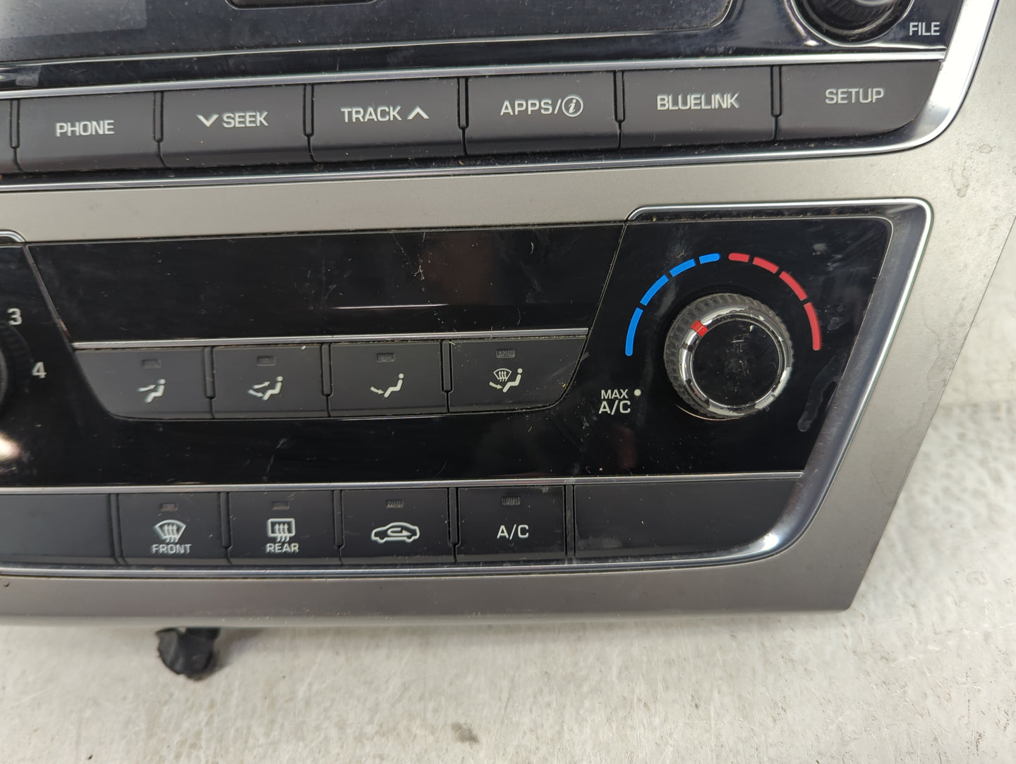 2015-2017 Hyundai Sonata Climate Control Module Temperature AC/Heater Replacement P/N:94510-C2530 TN237000-69231H Fits OEM U