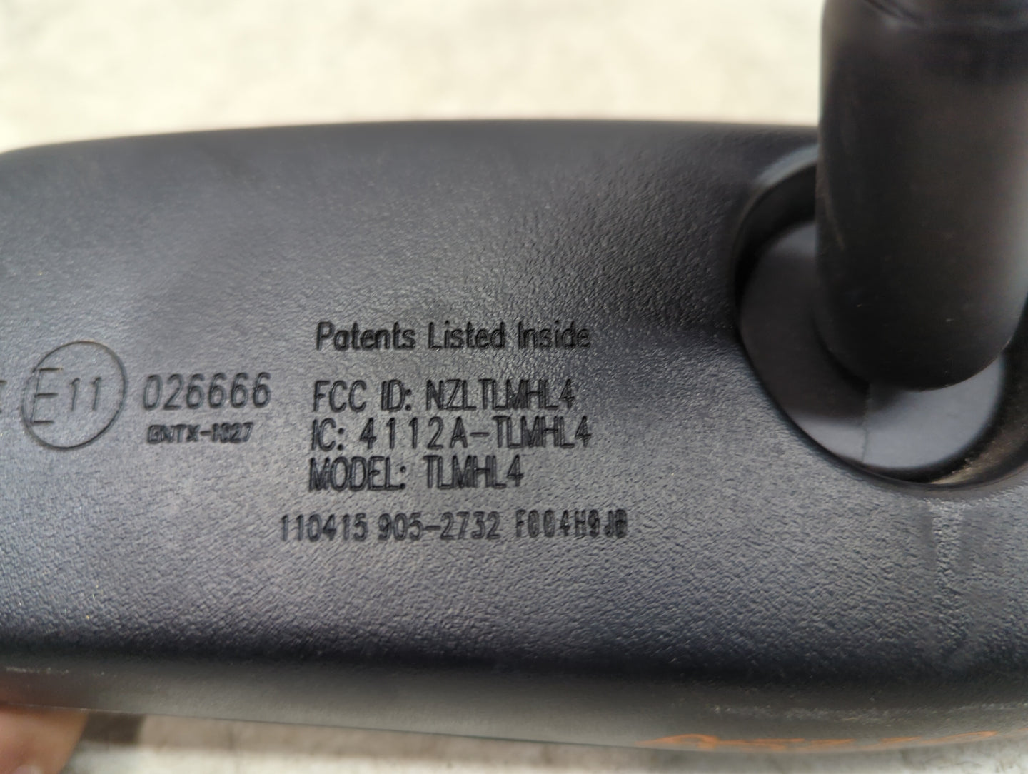 2011-2019 Hyundai Sonata Interior Rear View Mirror Replacement OEM P/N:4112A-TLMHL4 Fits OEM Used Auto Parts - Oemusedautopa