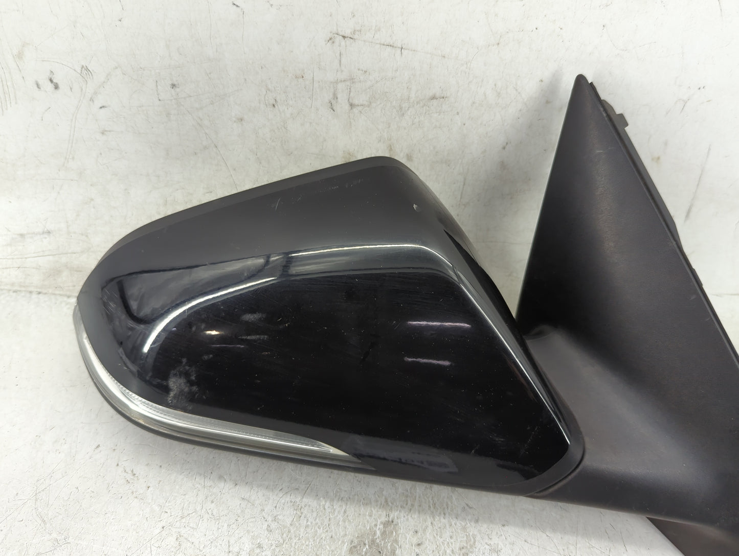 2016 Hyundai Sonata Passenger Right Side View Manual Door Mirror Black - Oemusedautoparts1.com
