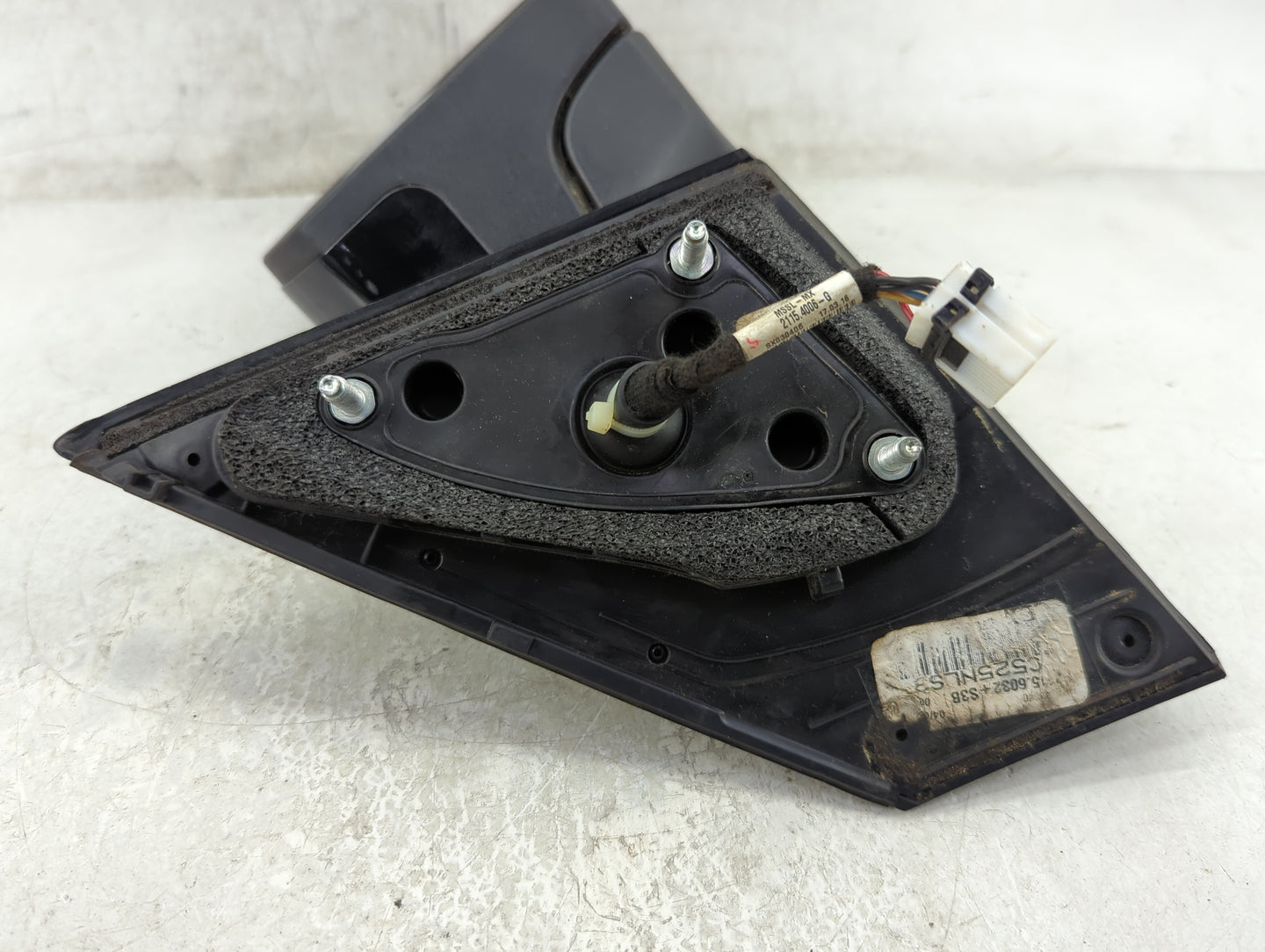 2016 Hyundai Sonata Passenger Right Side View Manual Door Mirror Black - Oemusedautoparts1.com