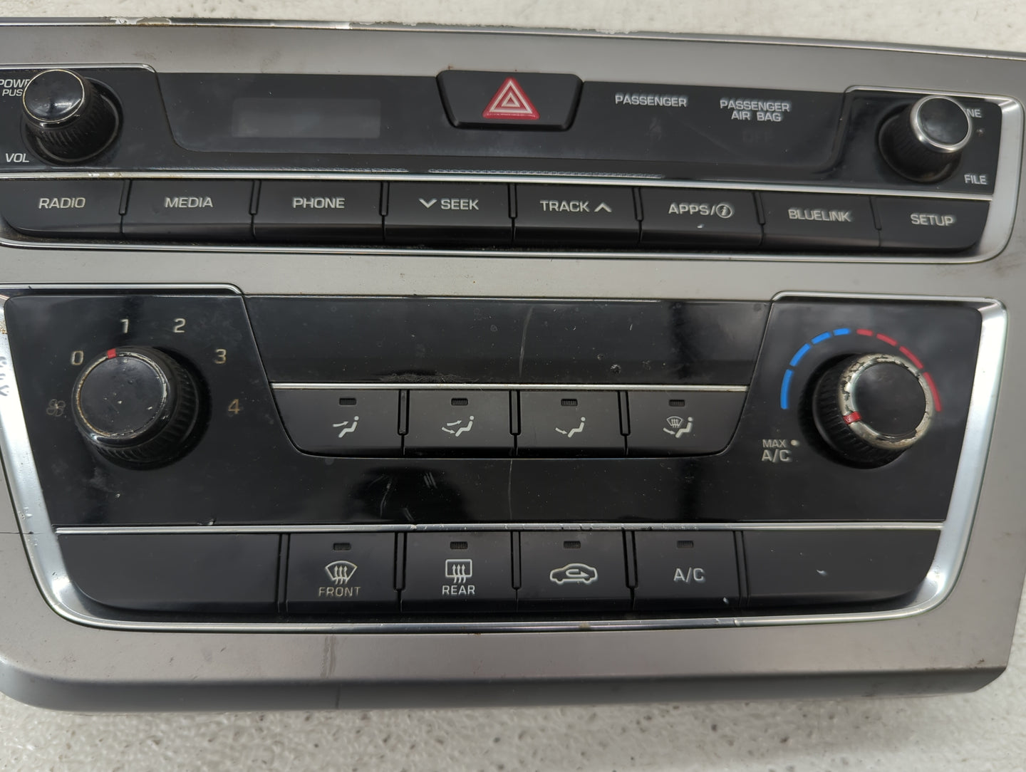 2015-2017 Hyundai Sonata Climate Control Module Temperature AC/Heater Replacement P/N:94510-C2530 Fits Fits 2015 2016 2017 O
