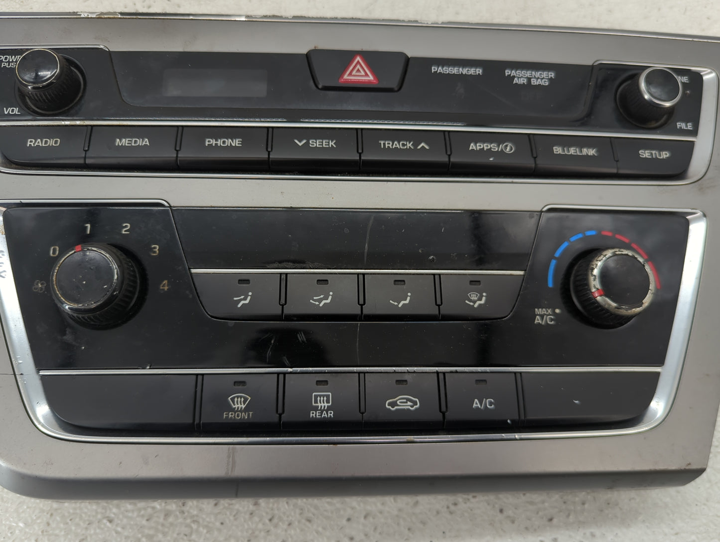 2015-2017 Hyundai Sonata Climate Control Module Temperature AC/Heater Replacement P/N:94510-C2530 Fits Fits 2015 2016 2017 O