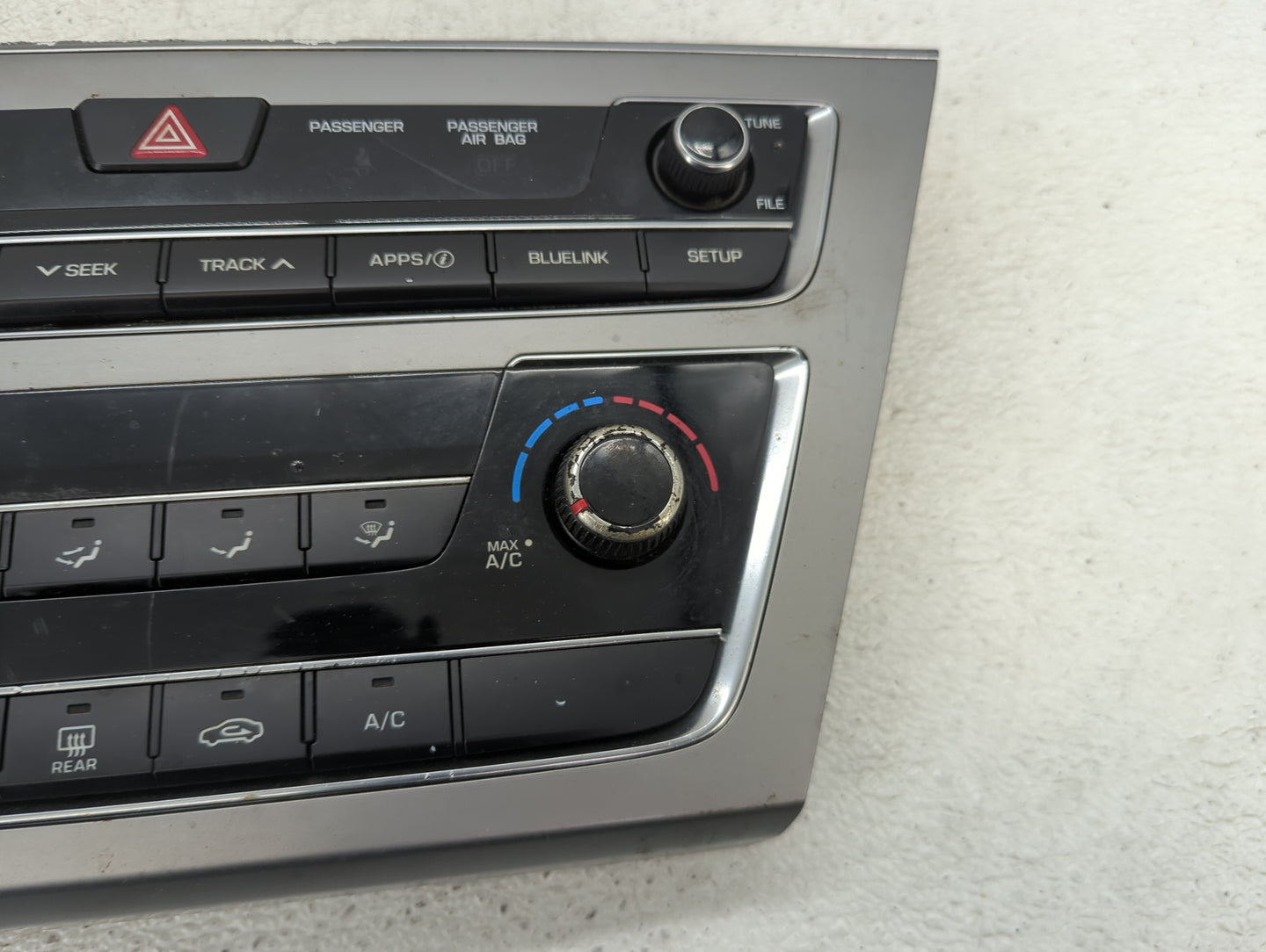 2015-2017 Hyundai Sonata Climate Control Module Temperature AC/Heater Replacement P/N:94510-C2530 Fits Fits 2015 2016 2017 O