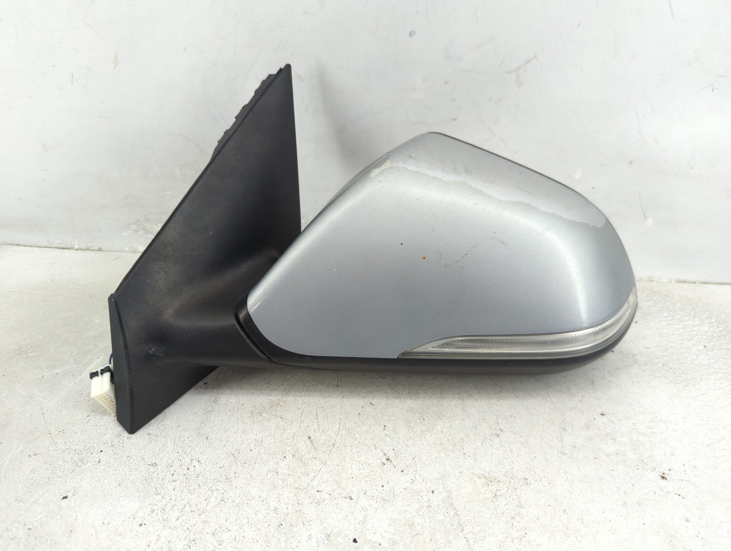 2016 Hyundai Sonata Driver Left Side View Power Door Mirror Silver - Oemusedautoparts1.com