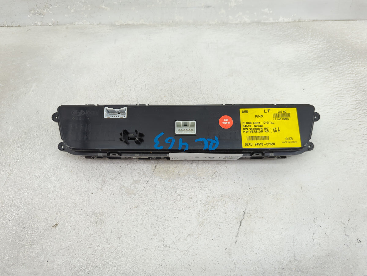 2016 Hyundai Sonata Climate Control Module Temperature AC/Heater Replacement P/N:94510-C2530 Fits Fits 2017 OEM Used Auto Pa