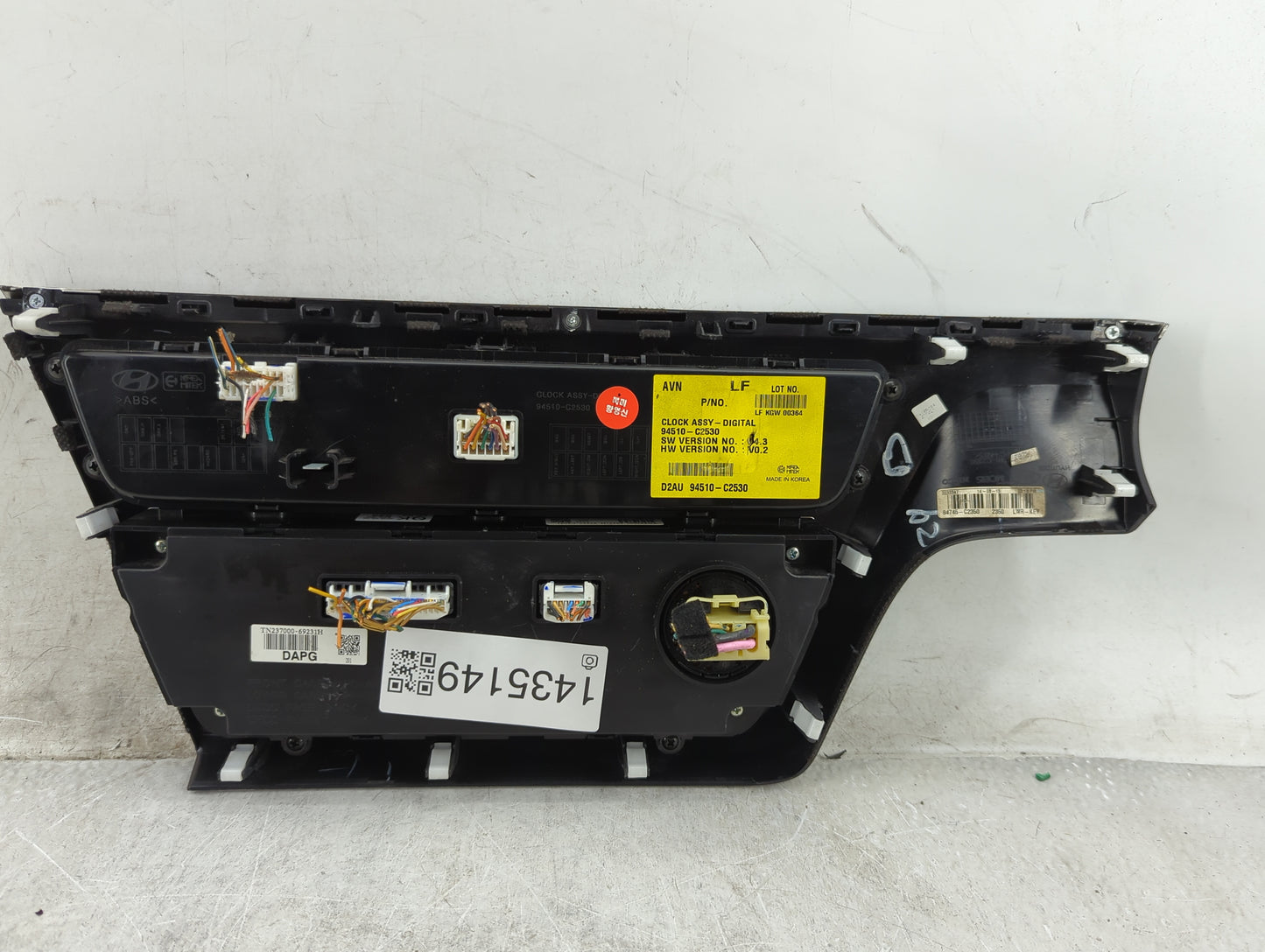 2015-2017 Hyundai Sonata Climate Control Module Temperature AC/Heater Replacement P/N:94510-C2530 D2AU 94510-C2530 Fits OEM 