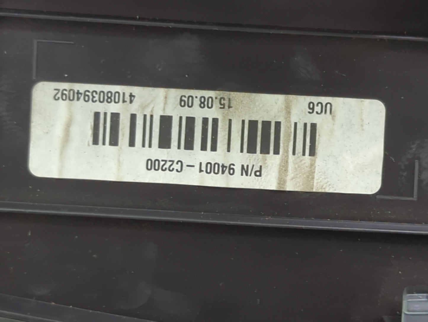 2016-2017 Hyundai Sonata Instrument Cluster Speedometer Gauges P/N:94001-C2200 Fits Fits 2016 2017 OEM Used Auto Parts - Oem
