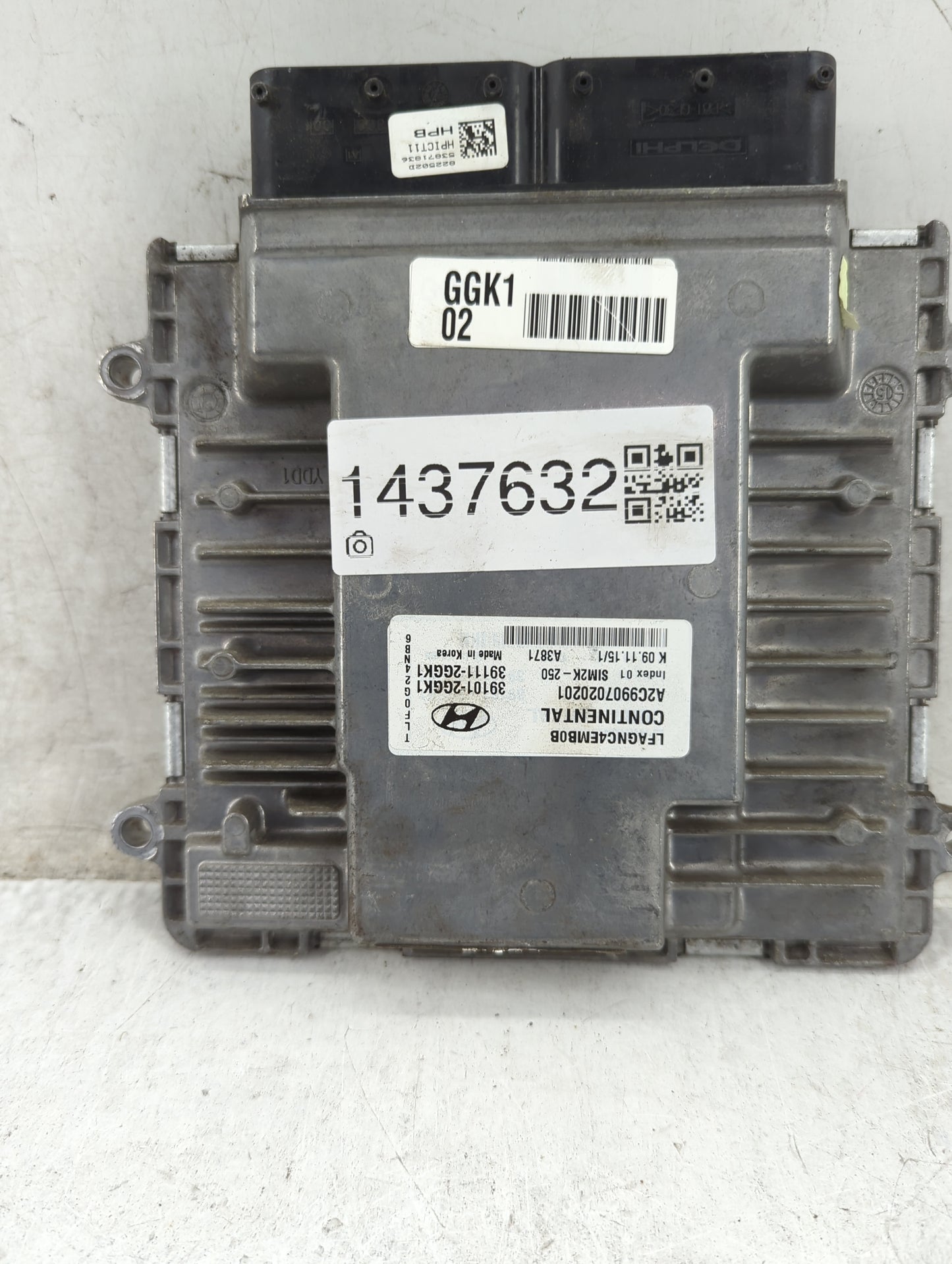 2015-2017 Hyundai Sonata PCM Engine Control Computer ECU ECM PCU OEM P/N:39101-2GGK1 39111-2GGK1 Fits Fits 2015 2016 2017 OE