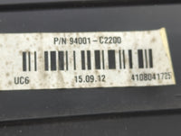 2016-2017 Hyundai Sonata Instrument Cluster Speedometer Gauges P/N:94001-C2200 Fits Fits 2016 2017 OEM Used Auto Parts - Oem