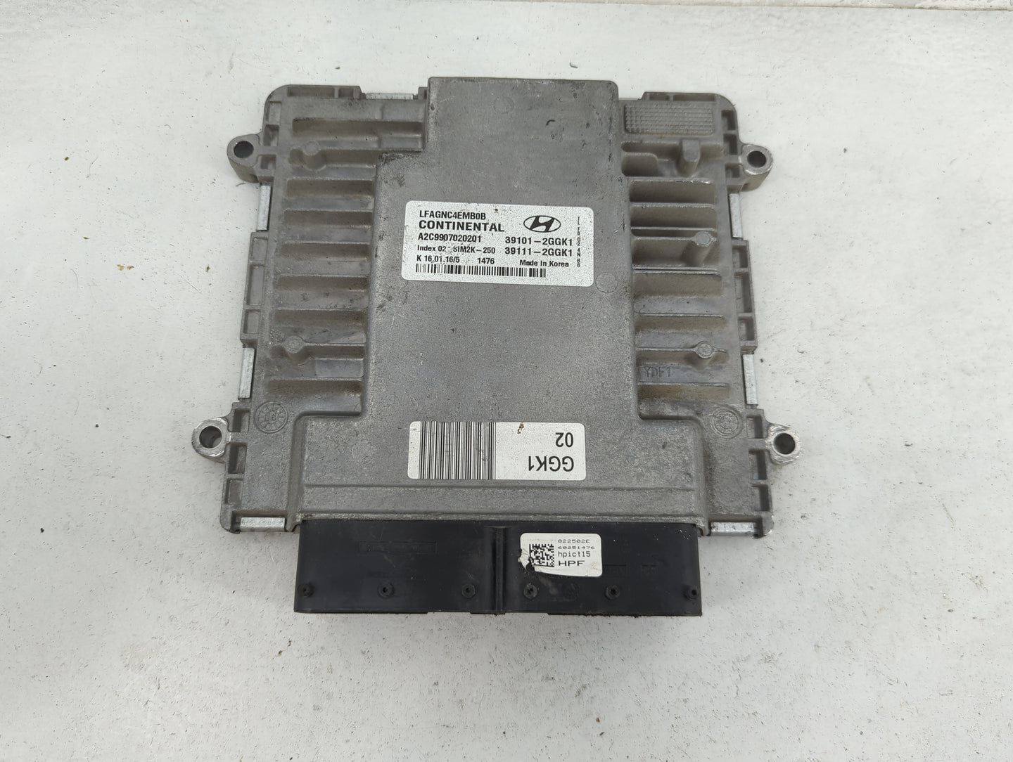 2015-2017 Hyundai Sonata PCM Engine Control Computer ECU ECM PCU OEM P/N:39101-2GGK1 39111-2GGK1 Fits Fits 2015 2016 2017 OE
