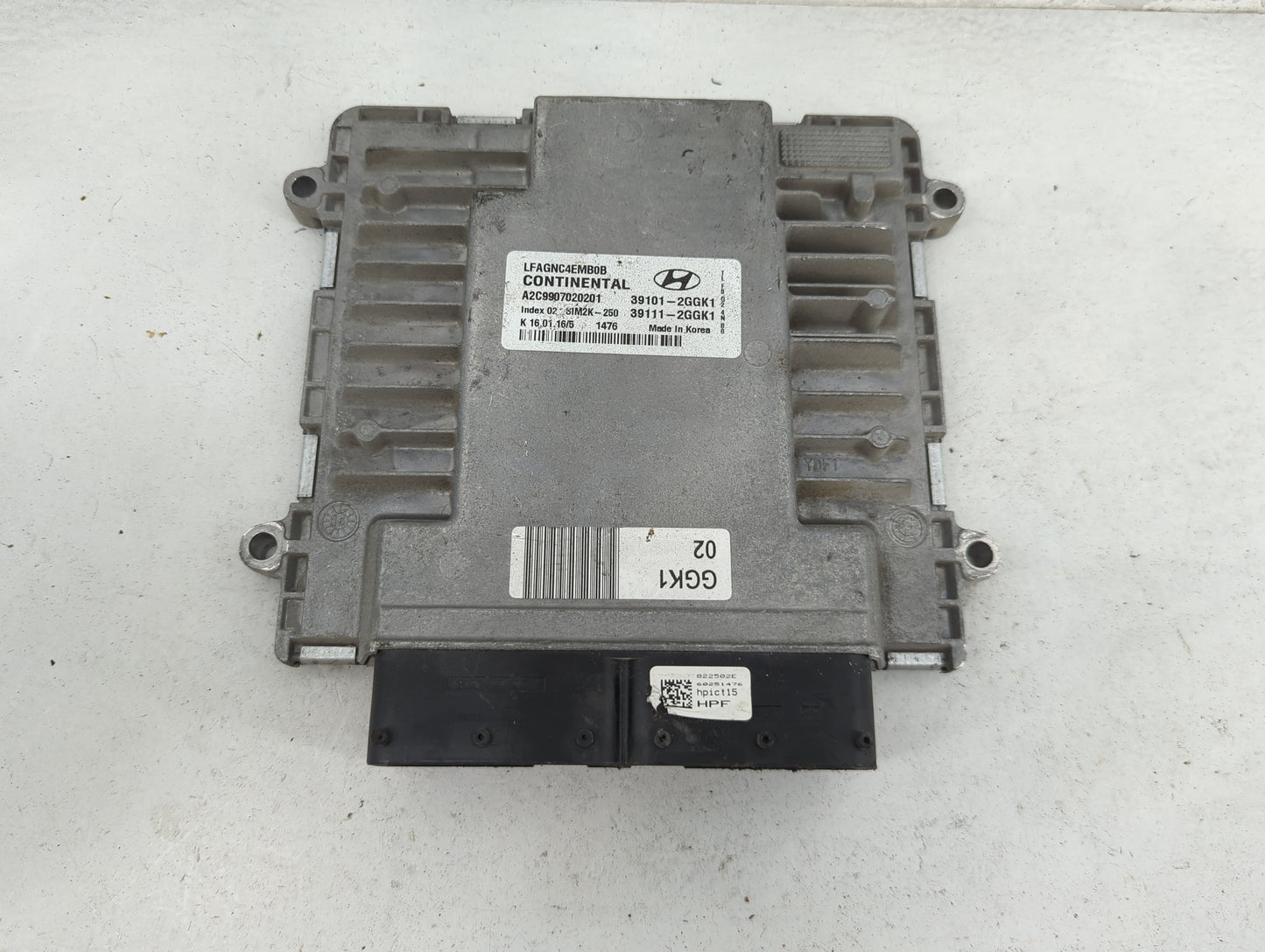 2015-2017 Hyundai Sonata PCM Engine Control Computer ECU ECM PCU OEM P/N:39101-2GGK1 39111-2GGK1 Fits Fits 2015 2016 2017 OE