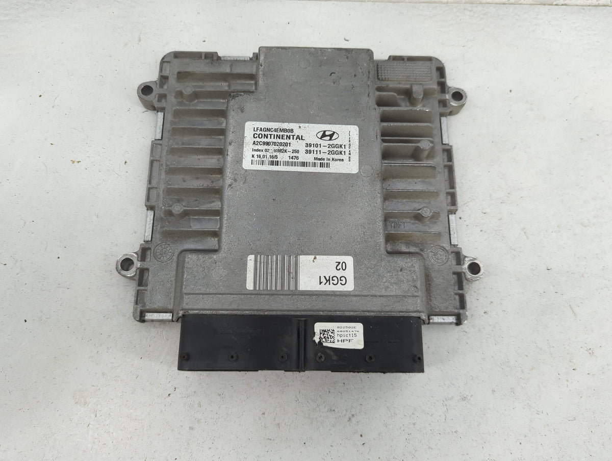 2015-2017 Hyundai Sonata PCM Engine Control Computer ECU ECM PCU OEM P/N:39101-2GGK1 39111-2GGK1 Fits 2015 2016 2017 OEM Use