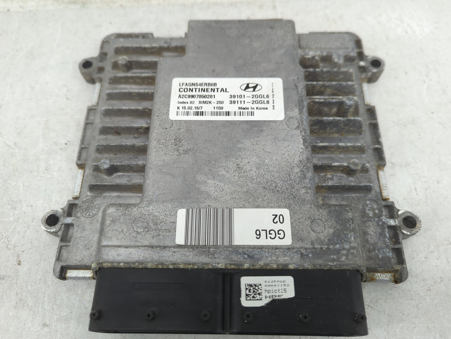 2015-2017 Hyundai Sonata PCM Engine Control Computer ECU ECM PCU OEM P/N:39101-2GGL6 39111-2GGL6 Fits Fits 2015 2016 2017 OE