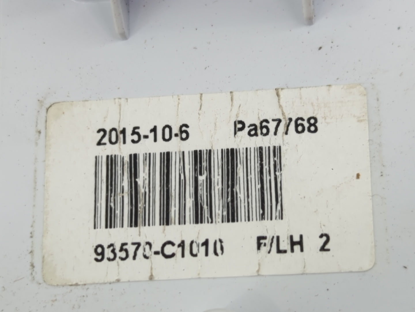2015-2019 Hyundai Sonata Master Power Window Switch Replacement Driver Side Left P/N:93570-C1010 Fits OEM Used Auto Parts - 