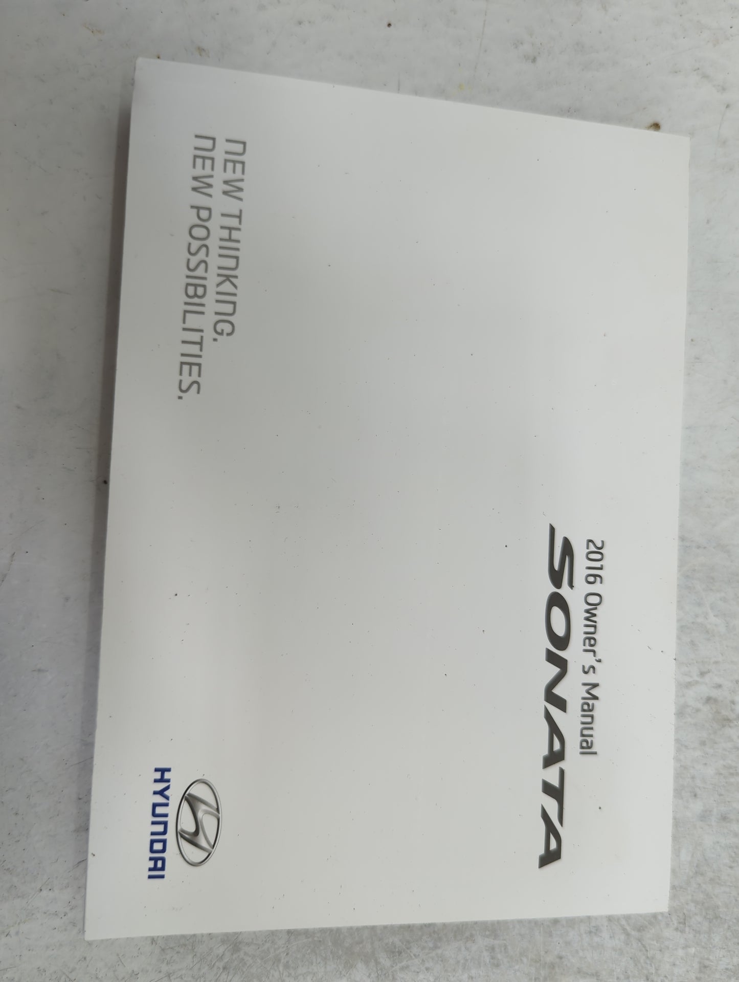 2016 Hyundai Sonata Owners Manual Book Guide P/N:GC10-EU50B OEM Used Auto Parts - Oemusedautoparts1.com