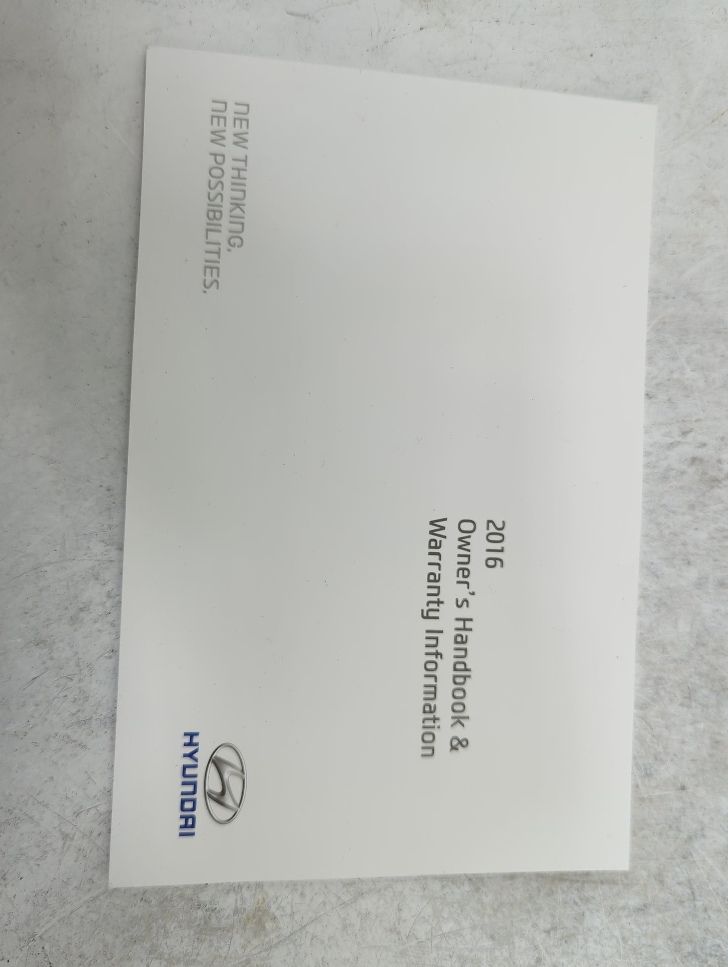 2016 Hyundai Sonata Owners Manual Book Guide P/N:GC10-EU50B OEM Used Auto Parts - Oemusedautoparts1.com