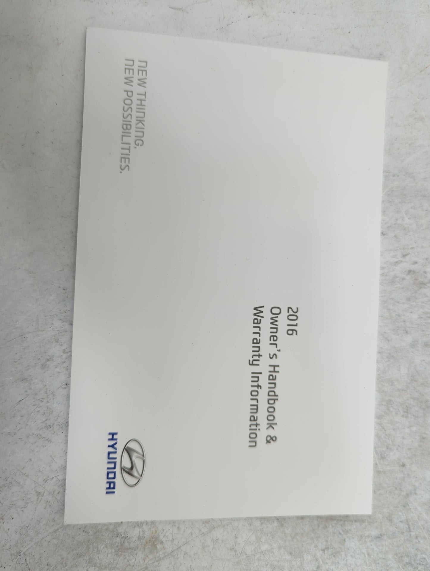 2016 Hyundai Sonata Owners Manual Book Guide P/N:GC10-EU50B OEM Used Auto Parts - Oemusedautoparts1.com