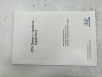 2016 Hyundai Sonata Owners Manual Book Guide P/N:GC10-EU50B OEM Used Auto Parts - Oemusedautoparts1.com
