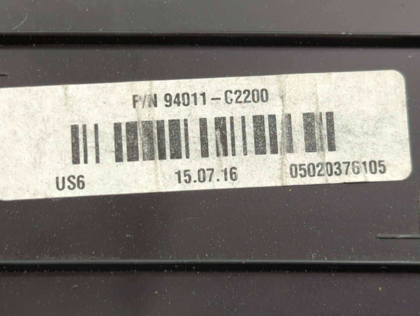 2016-2017 Hyundai Sonata Instrument Cluster Speedometer Gauges P/N:94011-C2200 Miles: Fits Fits 2016 2017 OEM Used Auto Part