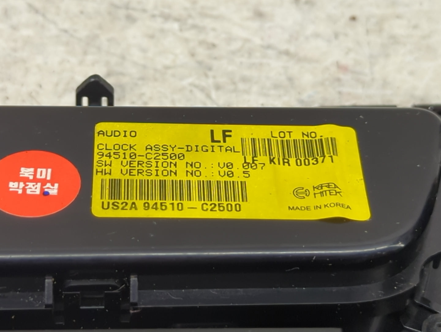 2016-2017 Hyundai Sonata Climate Control Module Temperature AC/Heater Replacement P/N:94510-C2500 Fits Fits 2016 2017 OEM Us