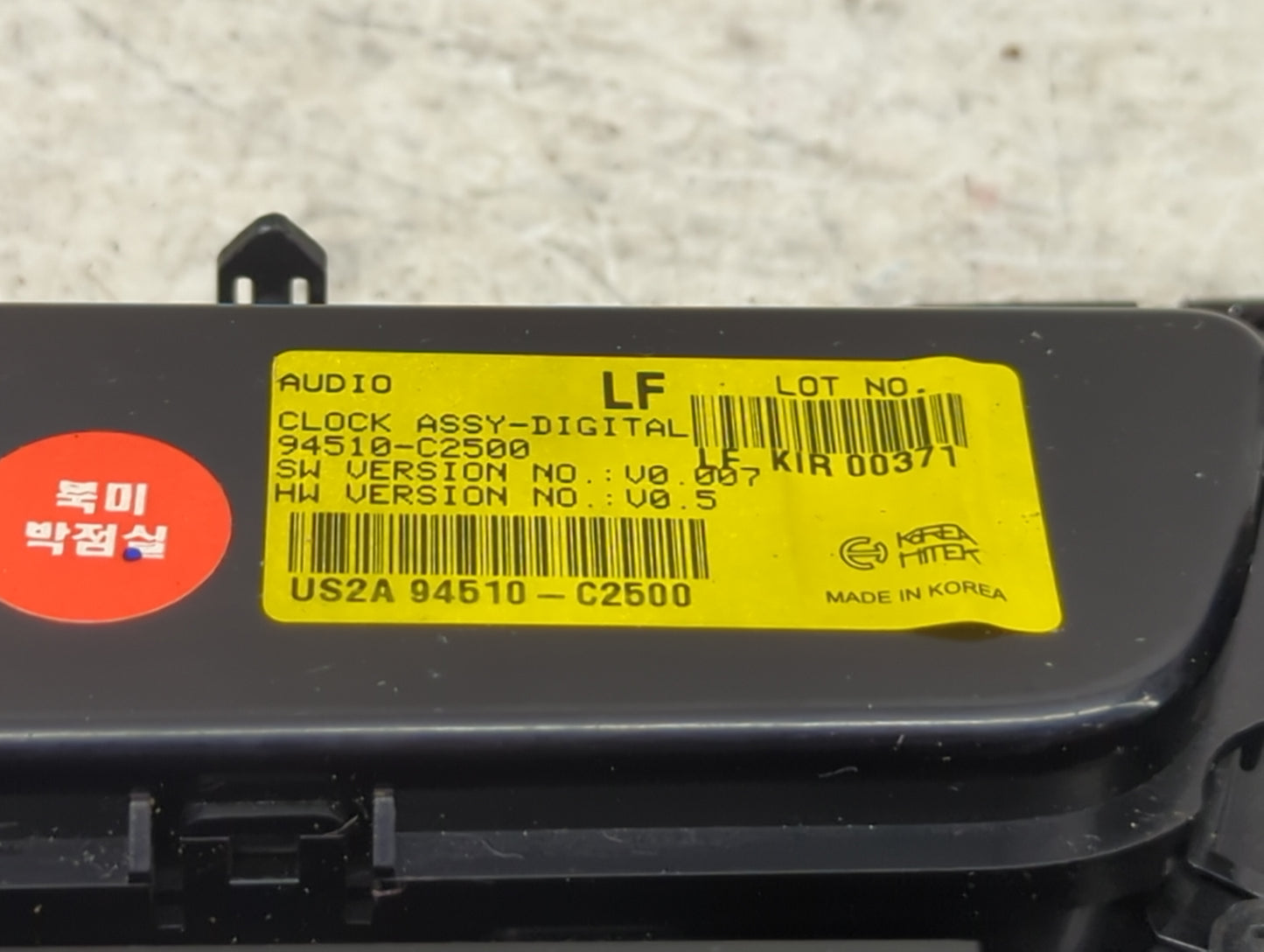 2016-2017 Hyundai Sonata Climate Control Module Temperature AC/Heater Replacement P/N:94510-C2500 Fits Fits 2016 2017 OEM Us