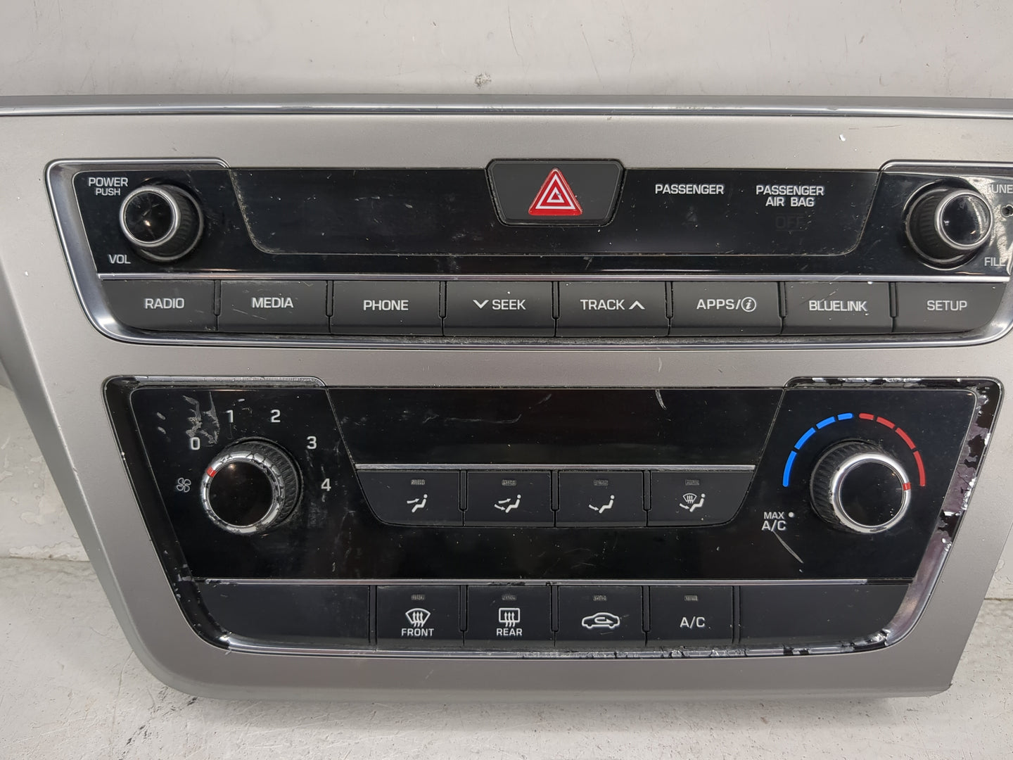 2015-2017 Hyundai Sonata Climate Control Module Temperature AC/Heater Replacement P/N:94510-C2530 Fits Fits 2015 2016 2017 O