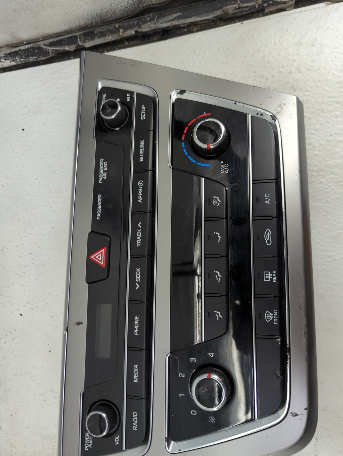 2015-2017 Hyundai Sonata Climate Control Module Temperature AC/Heater Replacement P/N:94510-C2530 Fits Fits 2015 2016 2017 O