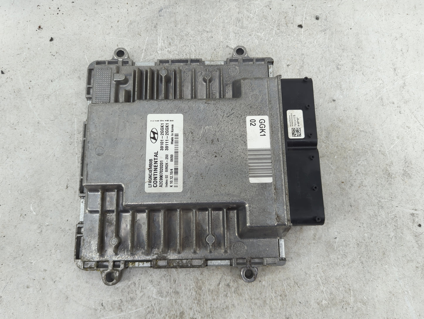 2015-2017 Hyundai Sonata PCM Engine Control Computer ECU ECM PCU OEM P/N:39101-2GGK1 39111-2GGK1 Fits Fits 2015 2016 2017 OE