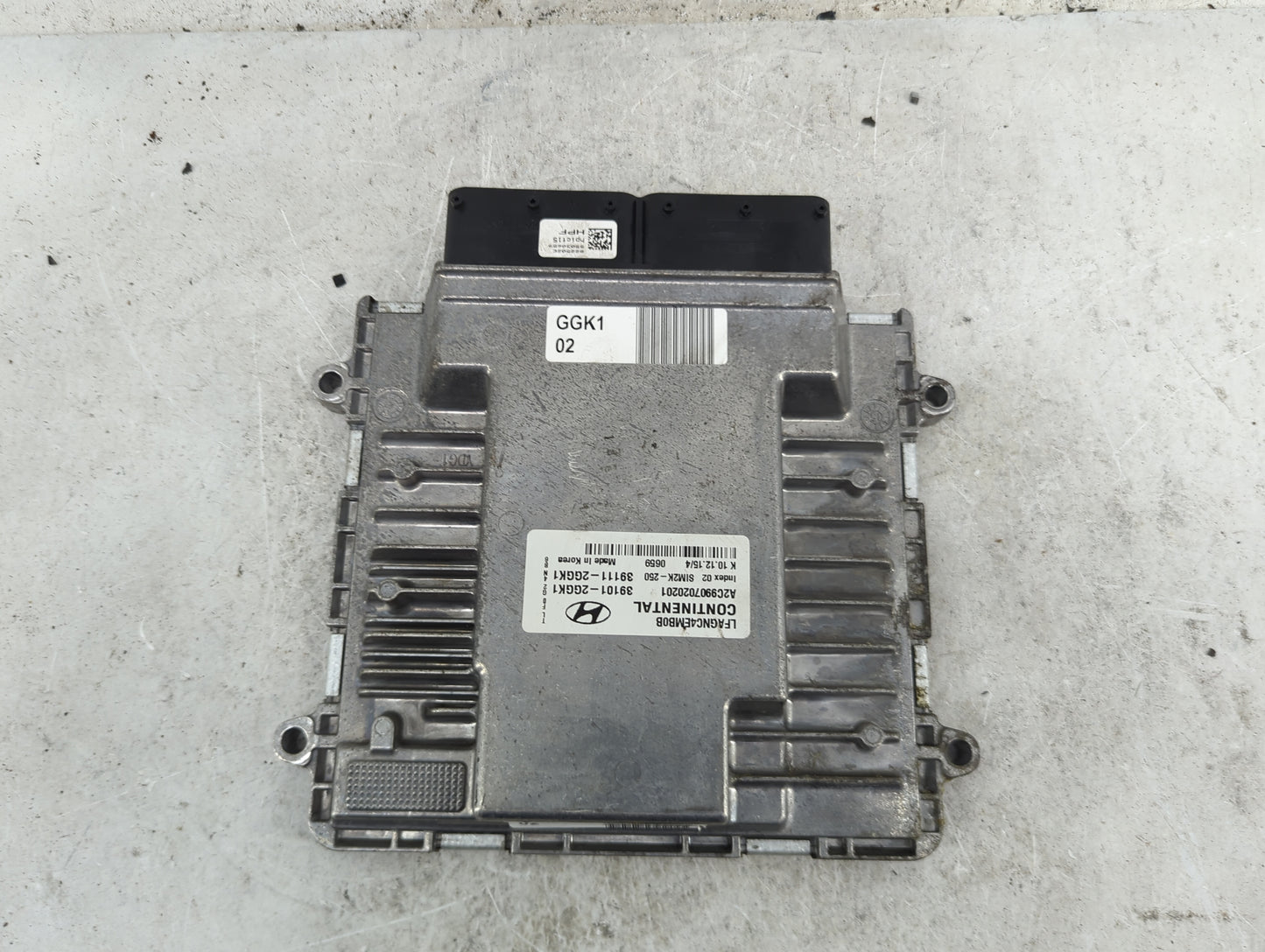 2015-2017 Hyundai Sonata PCM Engine Control Computer ECU ECM PCU OEM P/N:39101-2GGK1 39111-2GGK1 Fits Fits 2015 2016 2017 OE