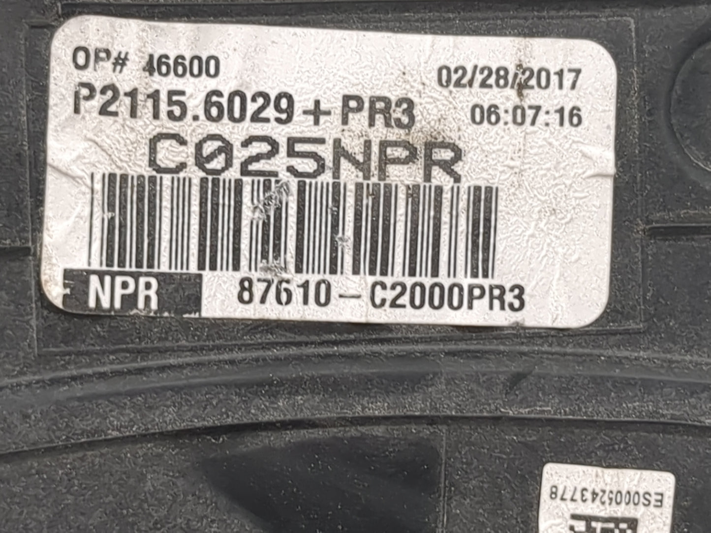 2016 Hyundai Sonata Driver Side View Mirror - Left Door Mirror OEM Used - Oemusedautoparts1.com