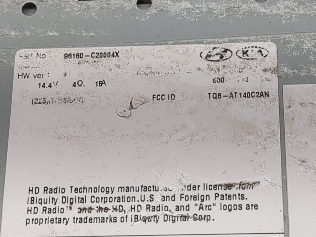 2016 Hyundai Sonata Information Display Screen 1495349 - Oemusedautoparts1.com