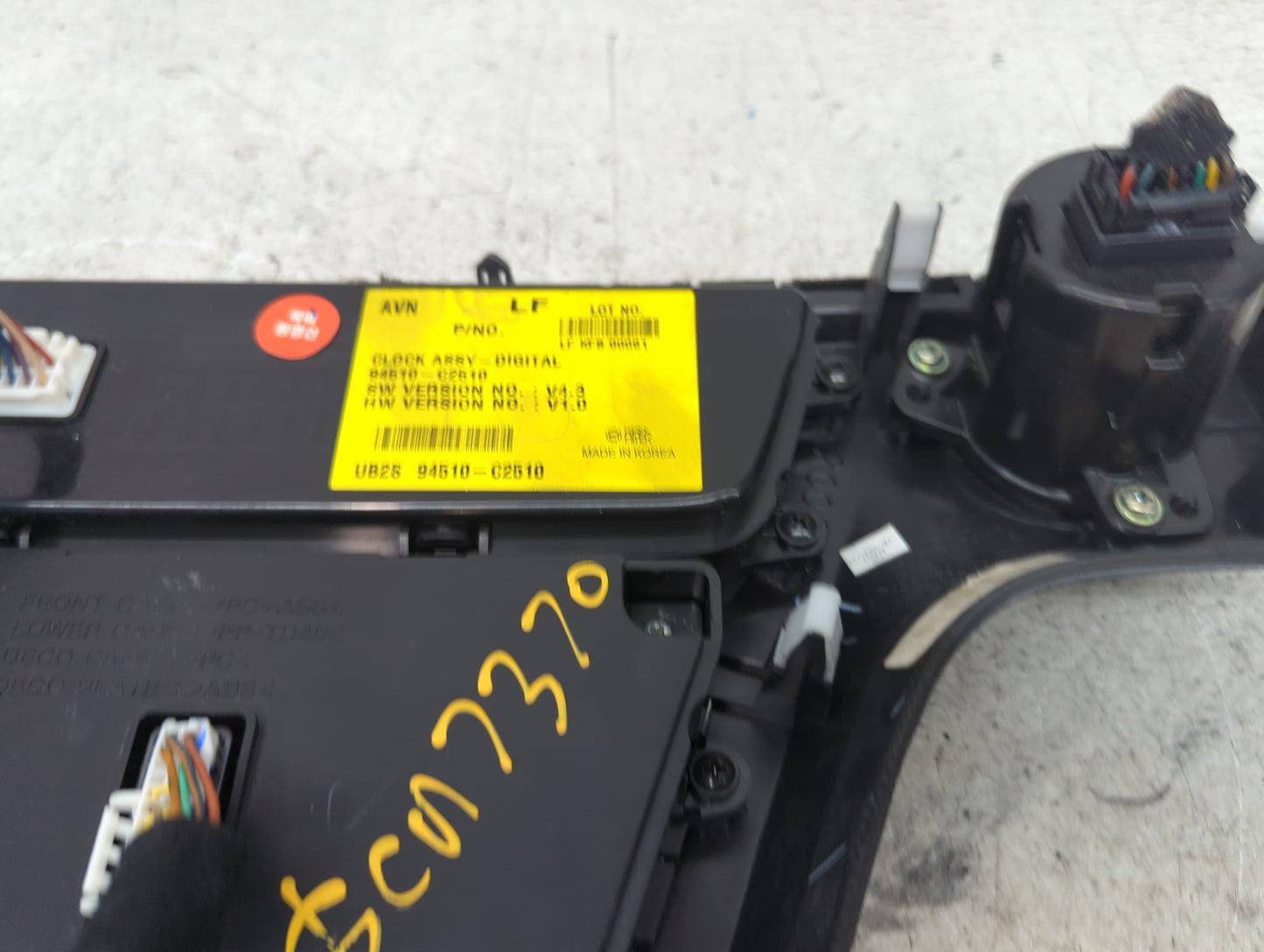 2015-2017 Hyundai Sonata Climate Control Module Temperature AC/Heater Replacement P/N:94510-C2510 Fits Fits 2015 2016 2017 O