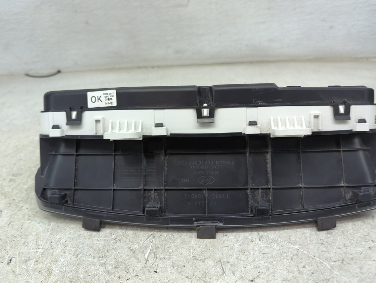 2016 Hyundai Sonata Instrument Cluster Speedometer Gauges P/N:94003-E6040 Miles: Fits OEM Used Auto Parts - Oemusedautoparts