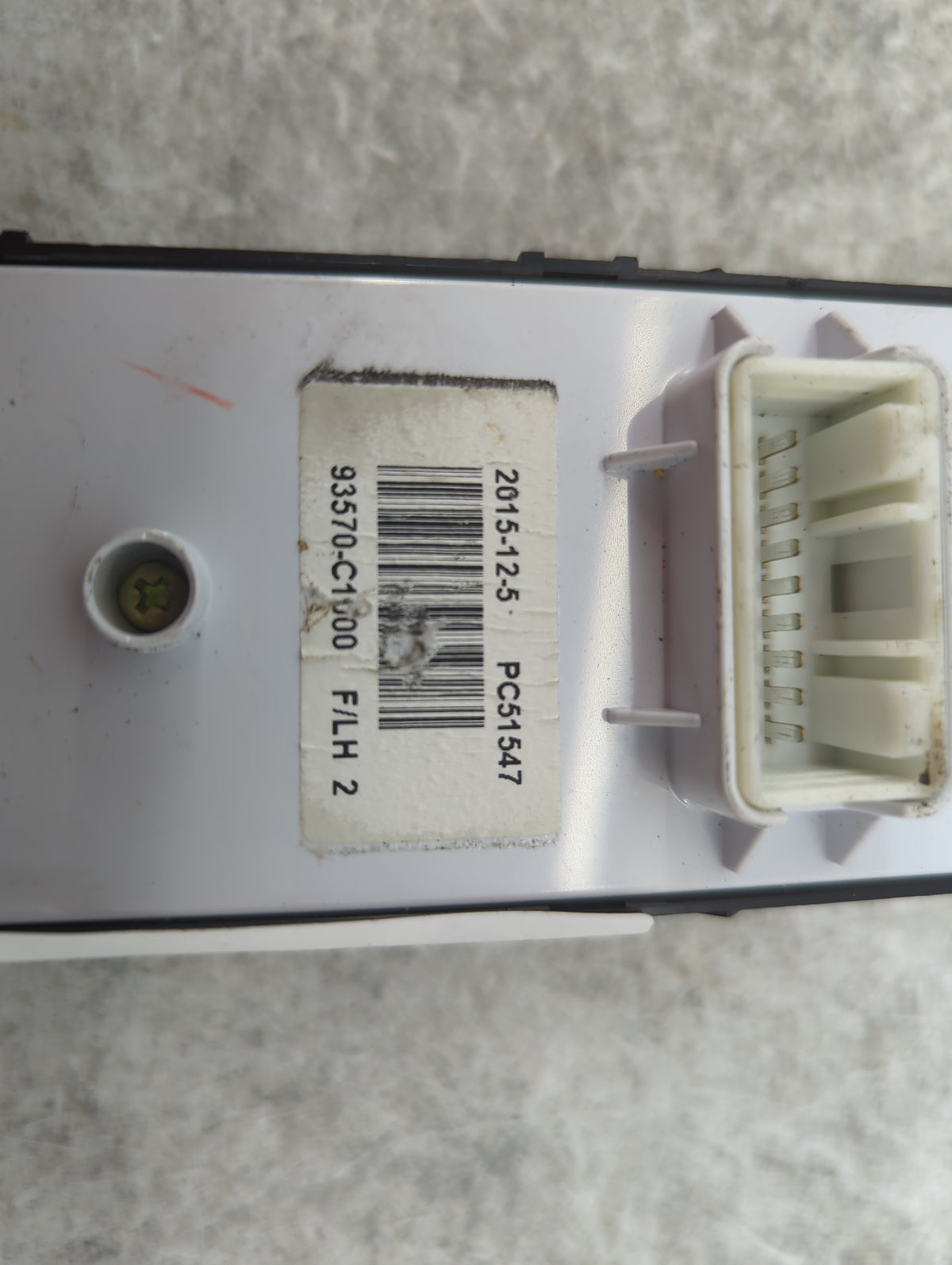 2015-2019 Hyundai Sonata Master Power Window Switch Replacement Driver Side Left P/N:93570-C1000 Fits OEM Used Auto Parts - 