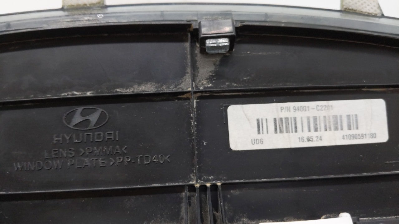 2016-2017 Hyundai Sonata Instrument Cluster Speedometer Gauges P/N:94001-C2200 94001-C2201 Fits Fits 2016 2017 OEM Used Auto