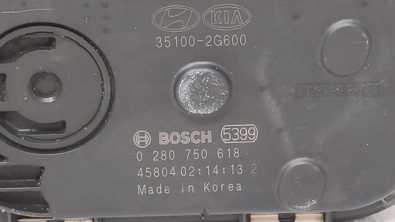 2015-2019 Hyundai Sonata Throttle Body P/N:0 280 750 618 35100-2G600 Fits Fits 2015 2016 2017 2018 2019 OEM Used Auto Parts 