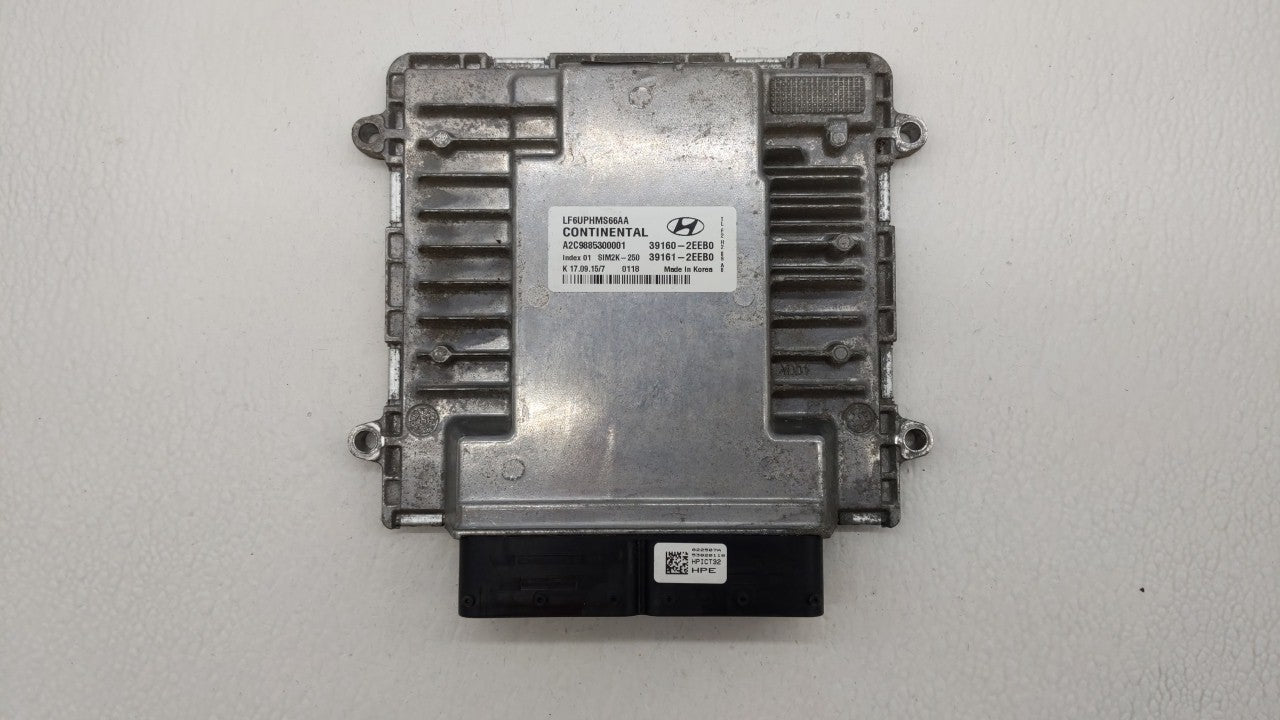 2016-2017 Hyundai Sonata PCM Engine Control Computer ECU ECM PCU OEM P/N:39160-2EEB1 39161-2EEB1, 39160-2EEB0 Fits Fits 2016