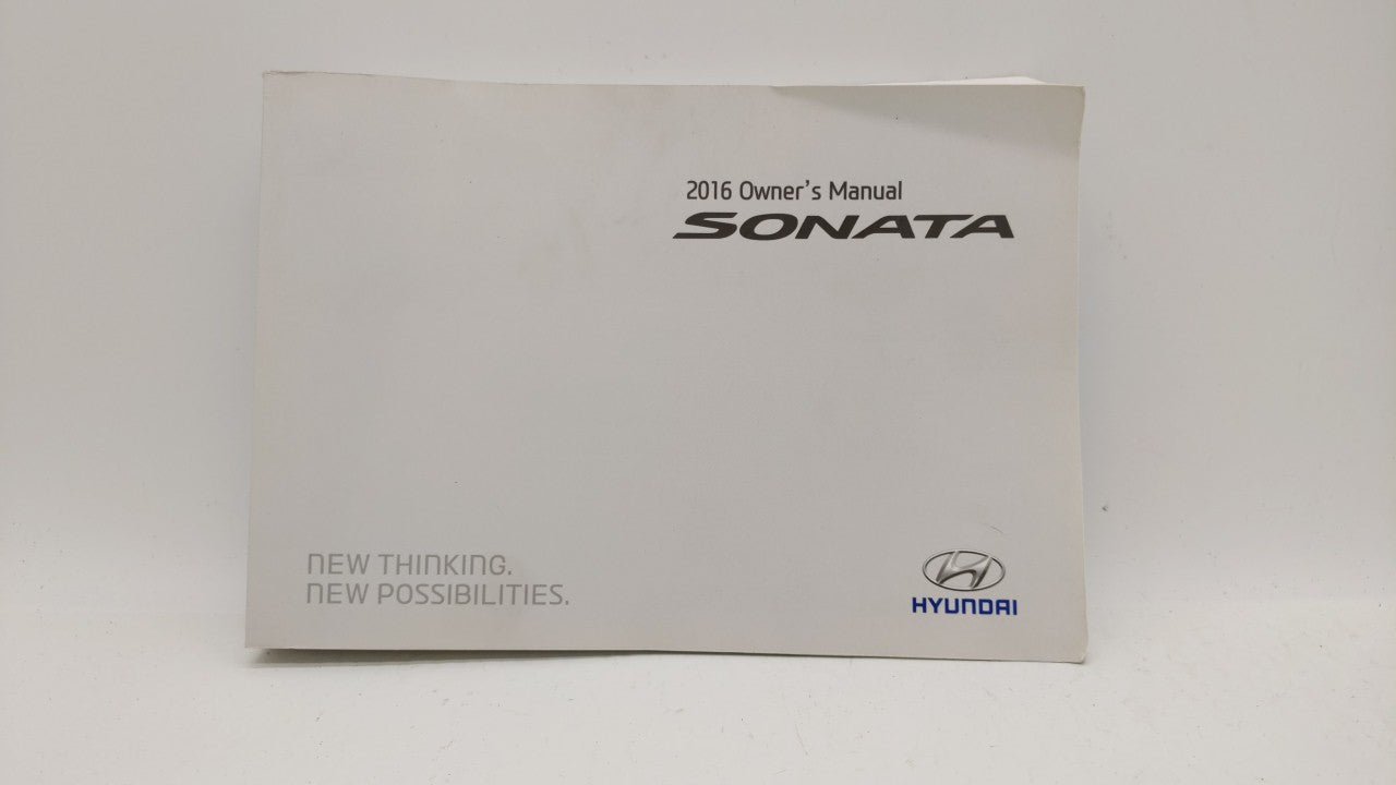 2016 Hyundai Sonata Owners Manual Book Guide OEM Used Auto Parts - Oemusedautoparts1.com