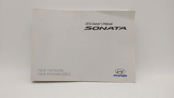 compare product 2016 Hyundai Sonata Owners Manual Book Guide OEM Used Auto Parts