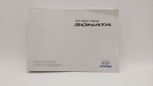 2016 Hyundai Sonata Owners Manual Book Guide OEM Used Auto Parts - Oemusedautoparts1.com