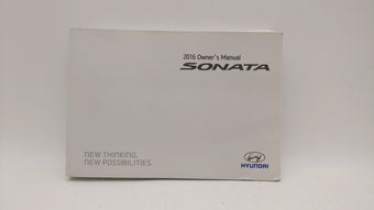 compare product 2016 Hyundai Sonata Owners Manual Book Guide OEM Used Auto Parts