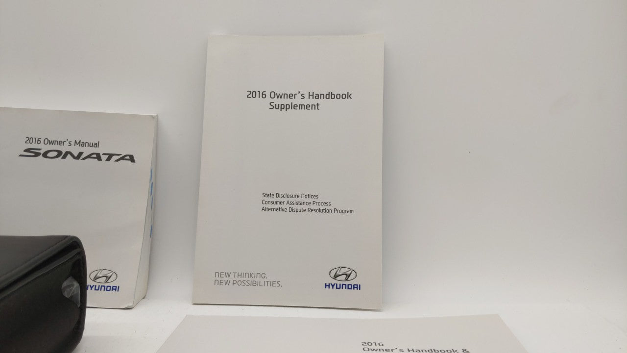 2016 Hyundai Sonata Owners Manual Book Guide OEM Used Auto Parts - Oemusedautoparts1.com