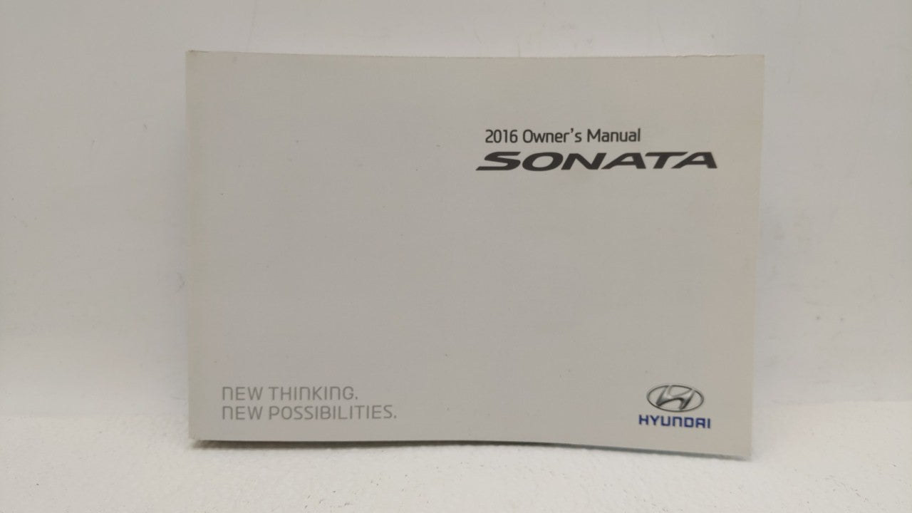 2016 Hyundai Sonata Owners Manual Book Guide OEM Used Auto Parts - Oemusedautoparts1.com